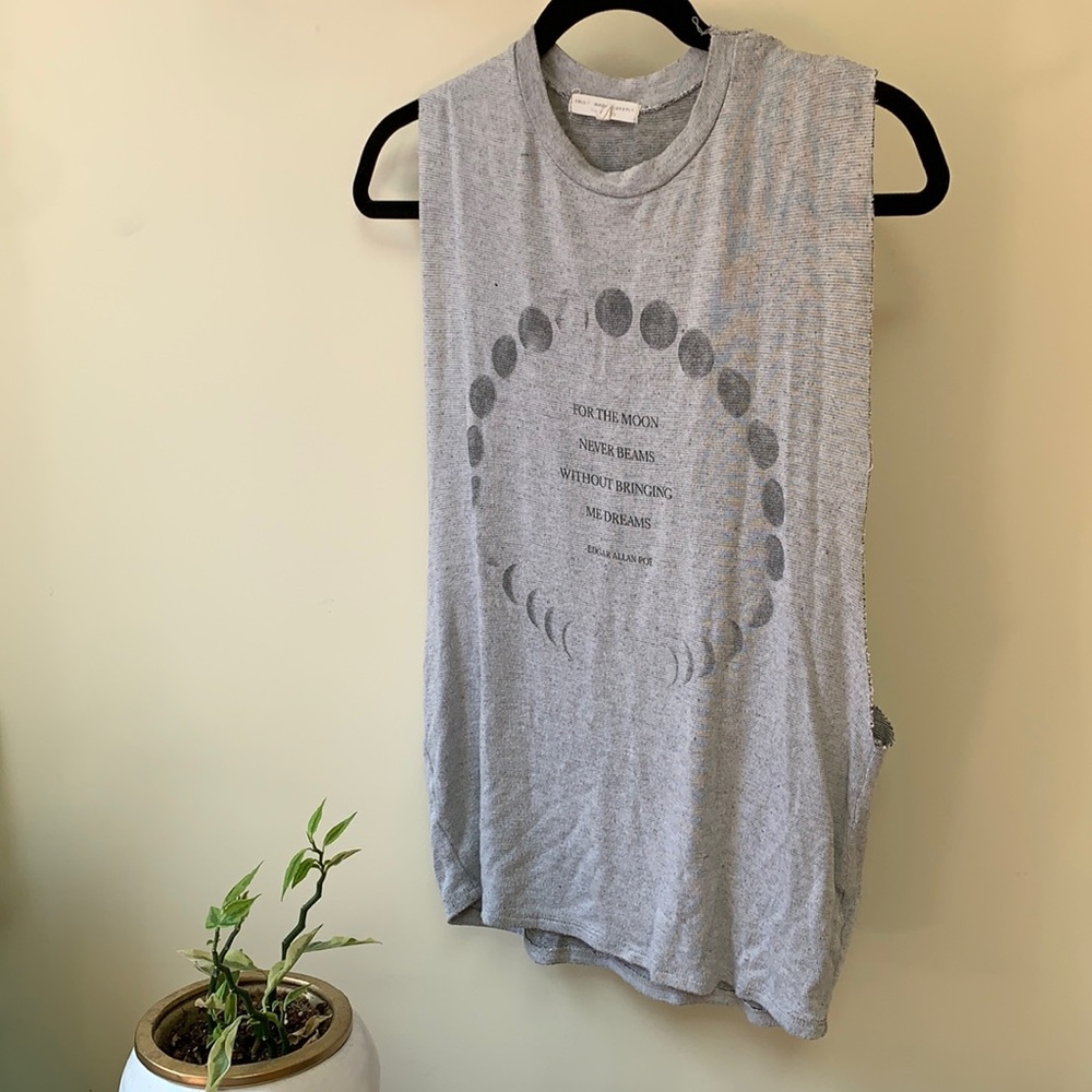 Moon cycle muscle tank